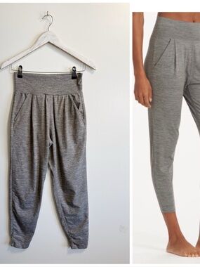 VUORI Lux At Ease Harem Pants XS X-Small Heather Gray Jogger